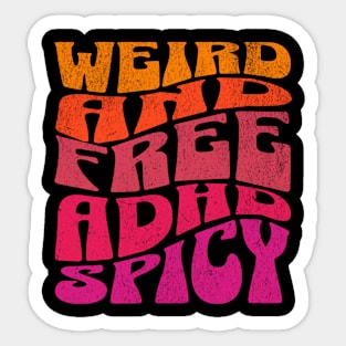 ADHD WEIRD Sticker